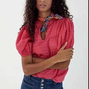 Anthropologie Zosia Textured Blouse